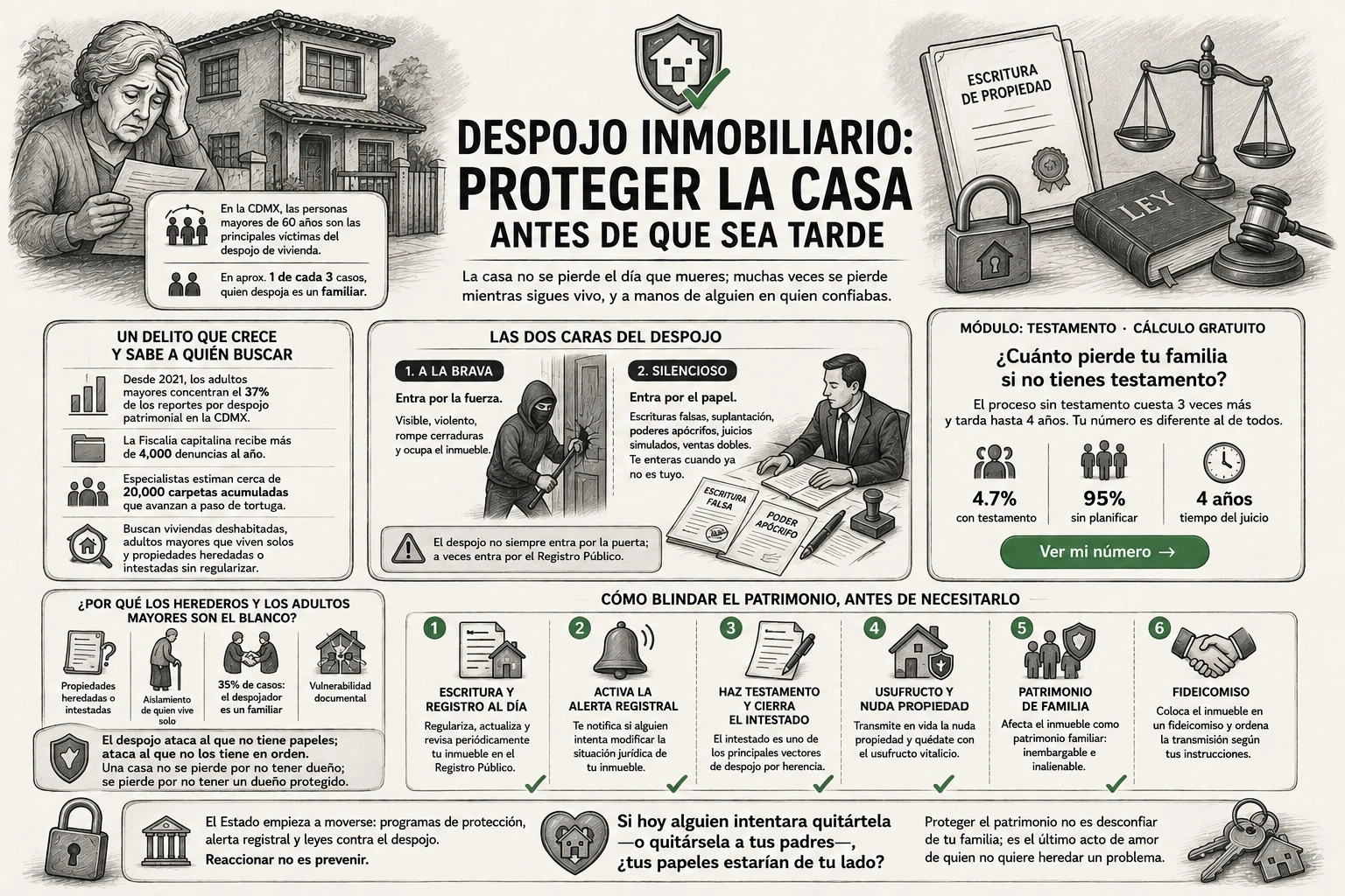 Despojo inmobiliario y protección patrimonial en México - Miguel Farrell.