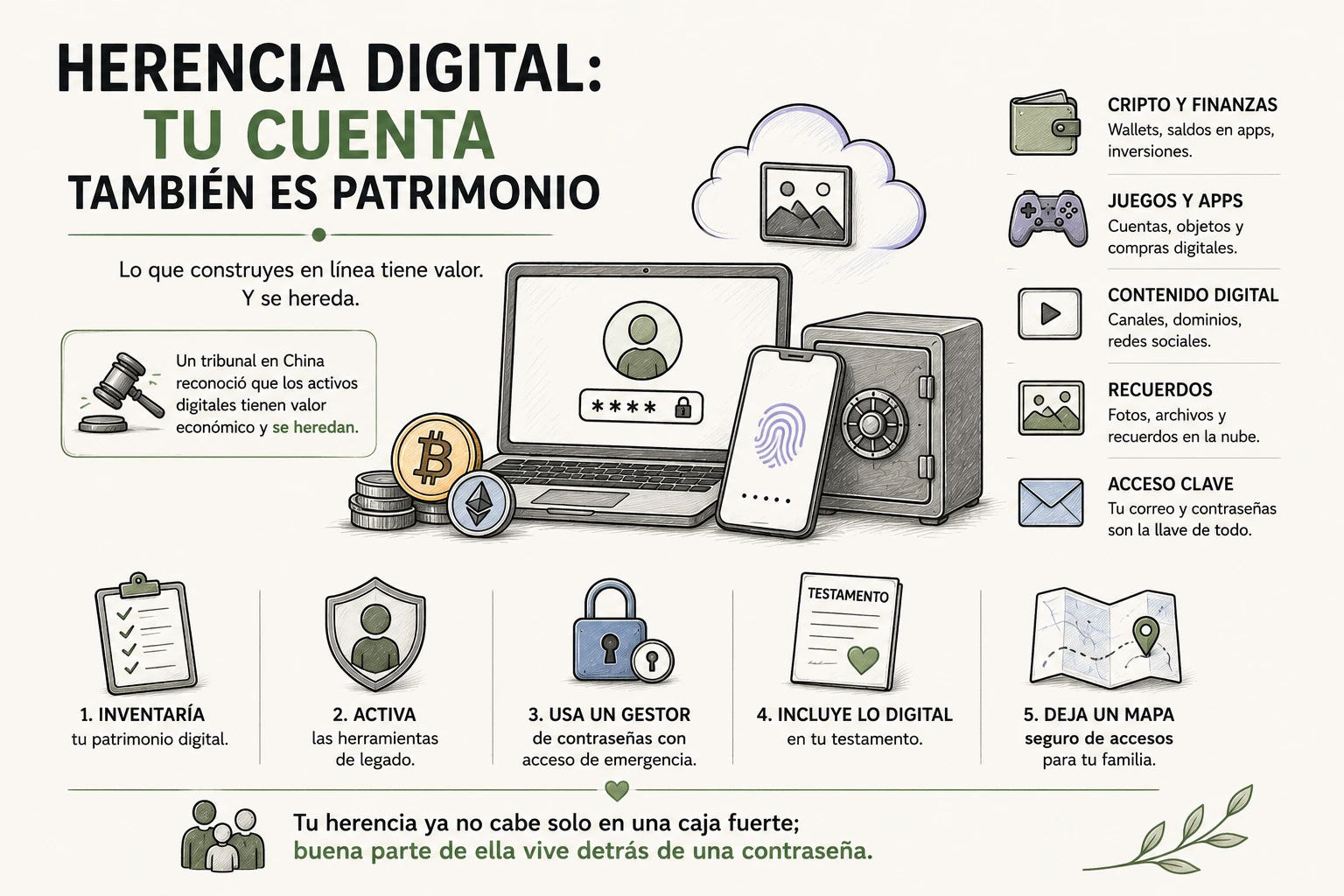 Herencia digital y activos digitales en China y México - Miguel Farrell.