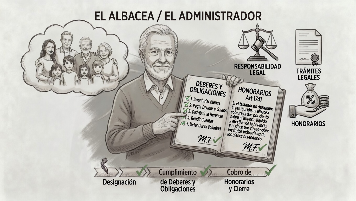 Obligaciones y honorarios del albacea en México - Miguel Farrell.
