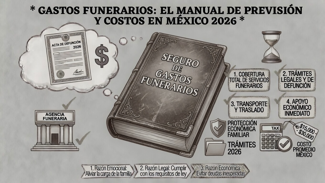 Guía de costos funerarios y previsión en México 2026 - Miguel Farrell.