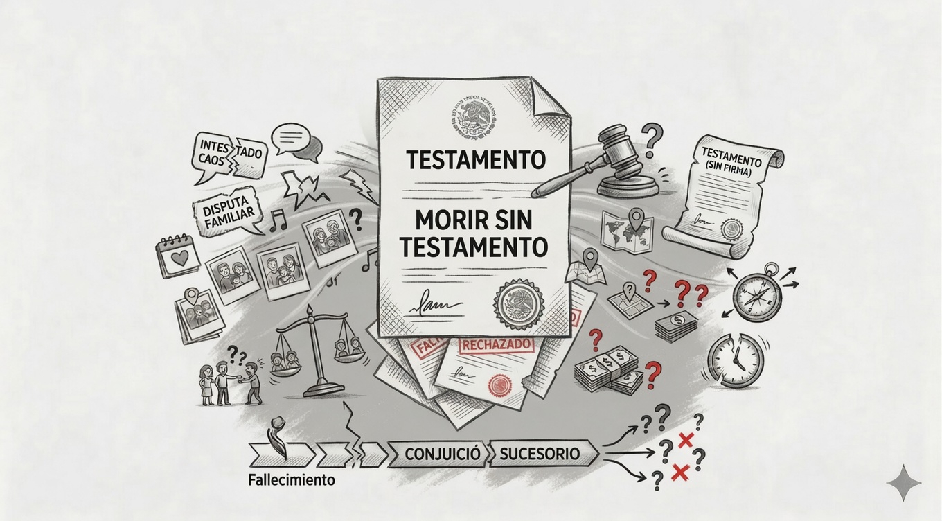 Sucesión intestamentaria y riesgos de morir sin testamento en México - Miguel Farrell.