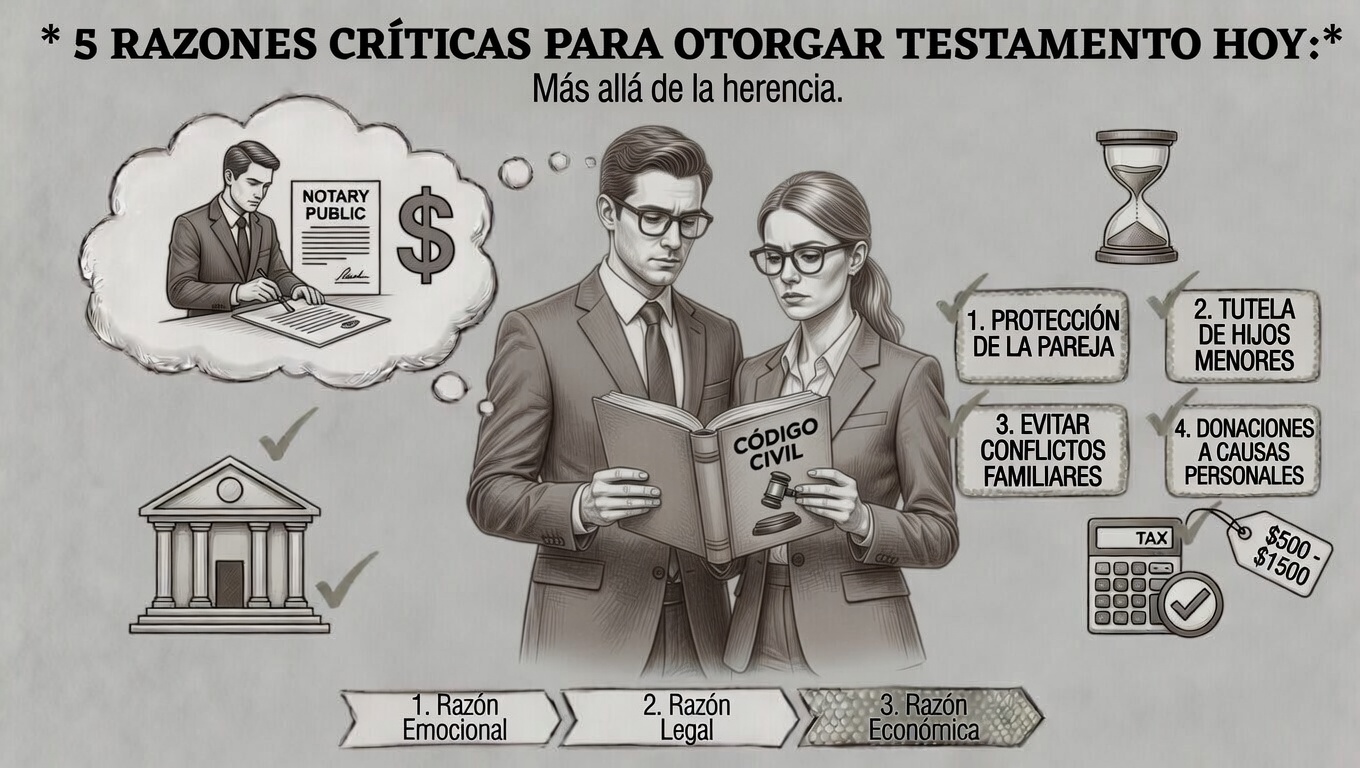 5 razones críticas para hacer un testamento en México en 2026 - Miguel Farrell.
